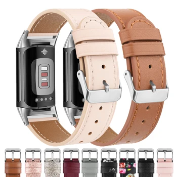 Curea de Ceas din piele pentru Fitbit Charge 5 Trupa Înlocui Bratara Curea Bratara pentru Fitbit Charge 5 Curea Smartwatch correa