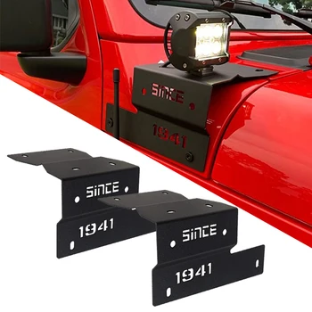 1Pair Coloana Lampa Suport stâlp Muntele de Conducere Auto lumina de Lucru Suport de Montare Pentru Jeep Wrangler JL 2018-2021 & Gladiator JT
