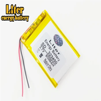eBook Baterie Reîncărcabilă 323450 600mah Li-Po baterie litiu-polimer 3.7 v Pentru GPS MP3 MP4 MP5 DVD Jucărie de Conducere Recorder