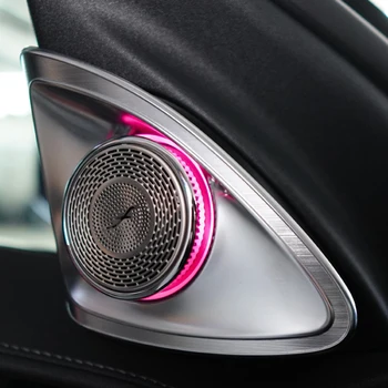 LED-uri auto 64 de Culoare 4D Rotație Difuzorul de Înalte Pentru Mercedes Benz Maybach W205 W213 W223 Corn de Lumină Ambientală Retrofit Kit Audio