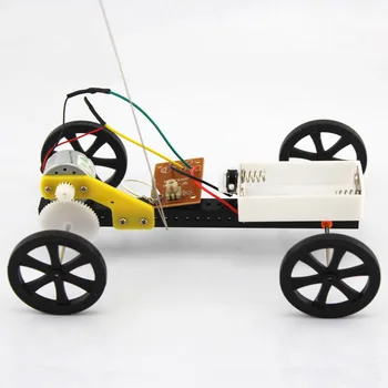 DIY Masina cu Telecomanda Jucarii Handmade Fizice Gizmo Blocuri Kituri Energiei Solare Asamblate Jucărie Instrument de Predare