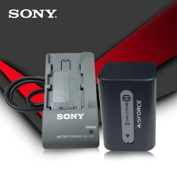 1 buc/lot Original Sony NP-FH70 NPFH70 NP-FH60 DCR-DVD650 HC52 SX40 litiu baterii aparat de fotografiat Digital Baterie + Incarcator