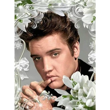 Elvis Presley DIY 3D Full Diamond Mozaic de Diamante Pictura Diamant Broderie Kit Complet Casa Decor de Crăciun Cadou de Pictura
