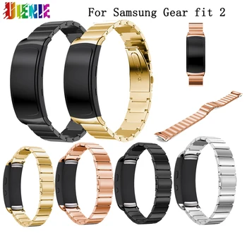 Din Oțel inoxidabil Curea Pentru Samsung Gear Fit 2 Pro de Înlocuire curea de ceas de Lux Fluture Catarama Watchband Pentru Viteze Fit2 SM-R360
