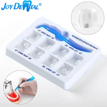 Restaurare dentară Umplere Instrumente Dentare a Dintilor Posteriori Estetice Kit de Imprimare pentru Vindecare Lumină Compozit 16 Dinti cu Instrumentul de