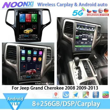 Pentru Jeep Grand Cherokee 2008-2013 Bluetooth Radio Auto IPS Stereo Receptor Ecran Playere Multimedia Carplay de Navigare GPS 2DIN