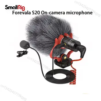 SmallRig S20 Pe Camera-Microfon cu Shock Mount Video Microfon Microfon Stereo pentru DSLR Camere pentru iPhone și Smartphone-uri 3468
