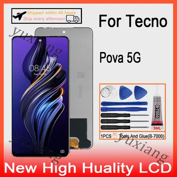 Original LCD Pentru Tecno Pova 5G LE8 Display LCD Touch Screen, Digitizer Inlocuire