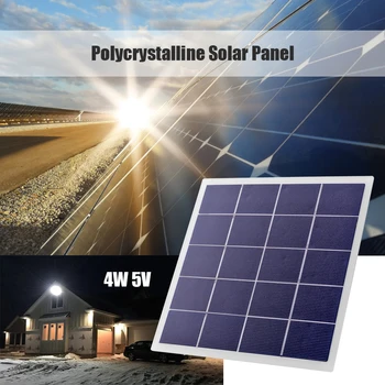 4W 5V Panou Solar DIY Siliciu Policristalin Solare Încărcător de Baterie pentru Mic Solare de gradina, iluminat acasă sistem de iluminat Nou