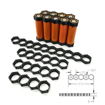 10 BUC 18650 Baterie suport Suport Cutie de Depozitare Fixe de Montaj al Suportului de Grup Modulul de Baterie Despicare Caz DIY Bateria