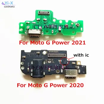 Noul Incarcator USB Conector Dock de Încărcare Bord Port Microfon Cablu Flex Pentru Motorola Moto G Putere 2020 2021