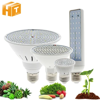 LED-uri Cresc Light E27 220V 80 200 290 Led-uri de Creștere a Plantelor Bec Pentru Interior, Plante de Gradina de Flori în Creștere de Iluminat.