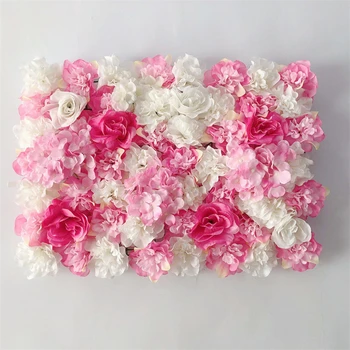 40X60CM Mătase Floare Trandafir Perete Flori Artificiale Pentru Decor Nunta cu Flori de Perete Acasă de Crăciun Fundal de Decor Flori False