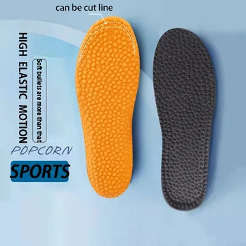 1Pairs Popcorn Spuma de Memorie Sport Insoles pentru Bărbați Pantofi pentru Femei Deodorant Respirabil Funcționare Perna Ortezare Pantofi Unic Pad