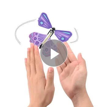 1buc DIY Truc Magic care Zboară Fluture Fluture care Zboară Simulare Fizică Fluture Copil Express Artefact științele Educației