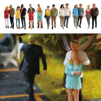 1:64 Figuri Modelul Cuplu de Oameni pentru Scene Miniaturale, Diorama Accesorii Decor