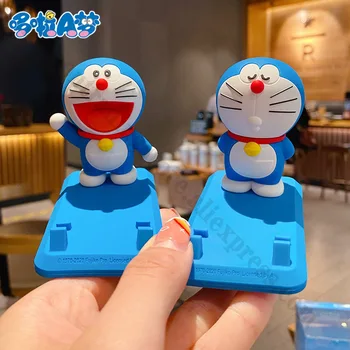 2022 Nouă Versiune de Doraemon Suport de Telefon Mobil Leneș Profesionale Titularul de Telefon Mobil Decor Decor Masina de Acțiune Figura