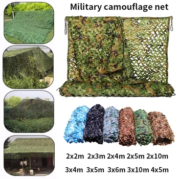 Militar de camuflaj net de vânătoare camuflaj net pavilion de grădină net auto tent alb verde negru junglă, deșert, de culoare 4x5m3x5m3x6m