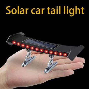 Mini-Solar Coada de Lumină LED Universal Auto Spoiler Spate Intermitente de Avertizare Impermeabil Aripa cu Senzor Inteligent Modificat Accesorii