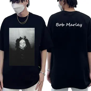 Bob Marley Nefumători Rock Hip-Hop tricouri de Vara Barbati Plus Dimensiune Streetwear Casual cu Maneci Scurte Rotund Gat Bumbac Tricouri Topuri