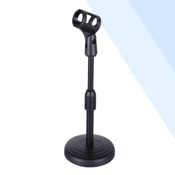 Mini Desktop Flexibil Microfon Stativ Microfon Detașabil Suport Stabil și Grele Rotund Înălțime Șasiu Suport Reglabil