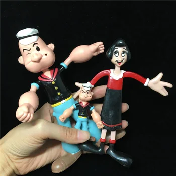 Popeye Marinarul Popeye, Olive Oyl Model Informatorul Anime Figura De Acțiune De Colectare De Jucării Ornament Copii Cadouri