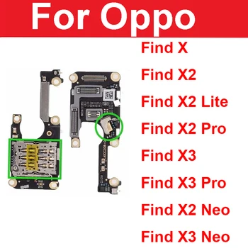 SIM+microfon Microfon Cablu Flex Pentru OPPO find X X2 X3 Pro X2 Lite Neo X2 X3 Neo Microfon Cu Căști Plug Bord Piese