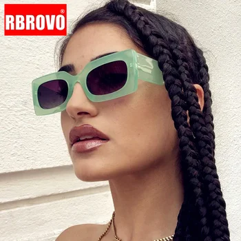 RBROVO Dreptunghi ochelari de Soare Retro Femei 2022 Pătrat Ochelari Femei/Barbati de Brand Designer de Ochelari Femei Mici Gafas De Sol Hombre