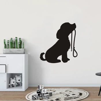 Ingrijire Caine De Salon Decal Pet Shop Autocolant Perete Postere Vinil Art Decalcomanii De Parede Decor Mural Clinica Pentru Animale De Companie Autocolant De Perete