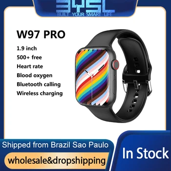 BYSL W97 Smartwatch 2022 IWO Seria 7 Bluetooth Apel Tensiunii Arteriale de Oxigen 1.92 Inch 45MM W97 PRO Ceas Inteligent Pentru Om PK W27 S7