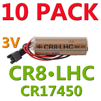 10BUC Original Baterie CR8.LHC 3V 2600mAh CR17450SE CR17450 PLC Industrial Baterie cu Litiu cu Conector Negru