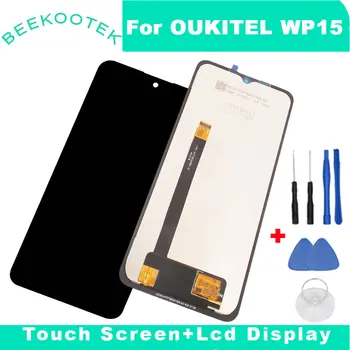 Nou, Original, OUKITEL WP15 Display LCD+Touch Screen Digitizer Asamblare LCD+Touch Digitizer Pentru Oukitel WP15 6.5 inch Smartphone