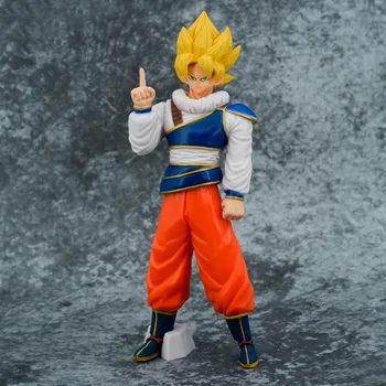 22cm Dragon Ball Z Super Saiyan Goku Figura de Acțiune Anime Statuie Figurine DBZ Manga PVC Model de Papusa Figma Jucarii Copii Cadouri