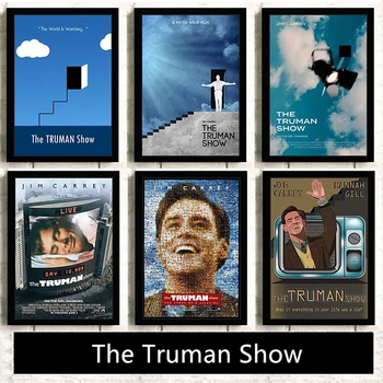 Nordic The Truman Show Film HD Star Panza Pictura Arta de Perete Postere si Printuri de Arta de Perete Poza pentru Living Decorul Camerei