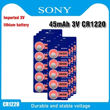 SONY Original CR1220 Buton Baterie Baterii cu Litiu 3V CR 1220 pentru Ceas de la Distanță Jucărie Calculator Calculator de Control