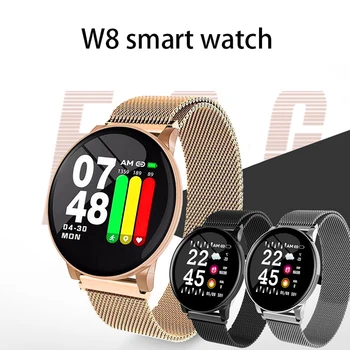W8 Sport Ceas Inteligent Brățară Rotundă Bluetooth IP67 rezistent la apa Smartwatch Femei Bărbați Tracker de Fitness Ceasuri Pentru Toate telefoanele