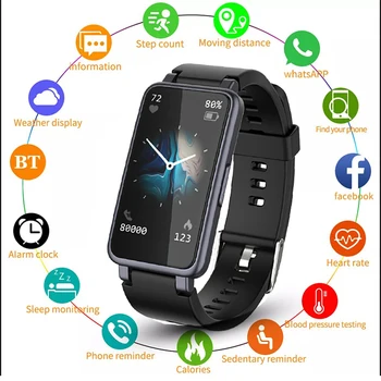 1.14 Inch 2021 C2 Plus Ceas Inteligent Bărbați Monitor de Ritm Cardiac Fitness Tracker IP67 rezistent la apa Femei Smartwatch Pentru Xiaomi IOS Telefon