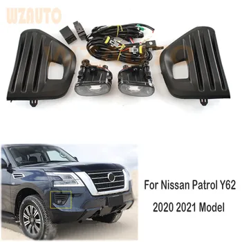Masina Barei de protecție Față Lampă pentru circulație Diurnă Lumina cu Halogen, LED Lumina de Ceață Ansamblul Fasciculului de Cabluri Kit Pentru Nissan Patrol Y62 2020 2021