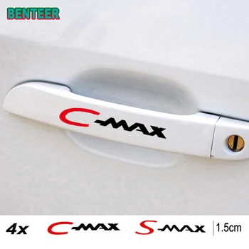 4buc Decal Autocolant Auto mânerul ușii autocolant Pentru Ford Cmax C-max, Smax S-max Accesorii Auto