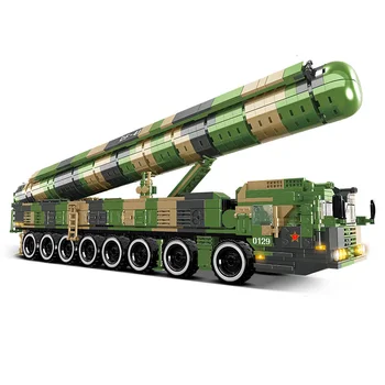 Militar Serie Război Mondial Armata Chineză DF-41 Strategice de Rachete Nucleare DIY Model de Blocuri Caramizi Jucarii si Cadouri