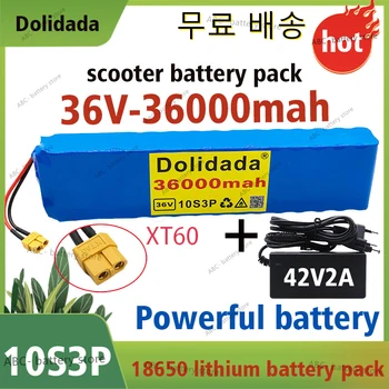 De Brand nou 36V 36000mAh 600W 10s3p Li-ion baterie pack 20A BMS Xiaomi M365 Pro eBike Bicicleta Scuter