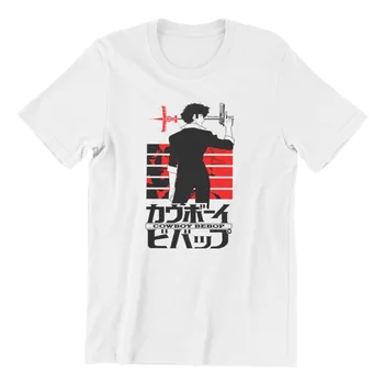 Men ' s T-shirt Cowboy bebop spike Grafic Amuzant Supradimensionate tricouri Barbati din Bumbac Tricou Hip Hop Teuri Topuri Harajuku Streetwear