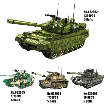 PANLOS 632003 Militar German Leopard 2A4 Rezervor Blocurile de Învățământ Cărămizi Băiat Jucarii Pentru Copii de naștere. Cadouri 2311PCS