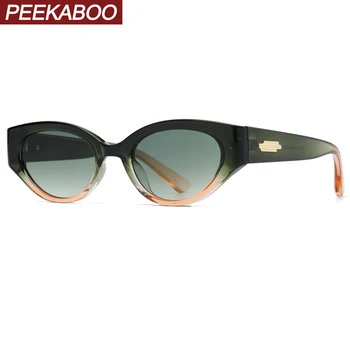 Peekaboo fierbinte de vânzare de moda de sex feminin de ochelari de soare uv400 negru verde ochi de pisica ochelari de soare pentru femei dropshipping ieftine ochelari de 2023