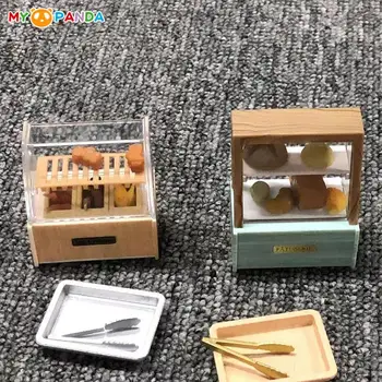 1Set 1:12 casă de Păpuși în Miniatură Simulare Desert Alimente Display Cabinetul de Mini-Cămară Mobilier Model DIY Scena elemente de Recuzită, Decor Jucărie