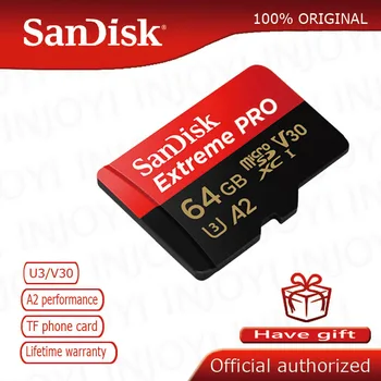 Original SanDisk Extreme Pro microsd UHS-I Card de Memorie Card micro SD TF Card de 95MB/s 16GB 32GB 64GB Class10 U3 cartao de memoria