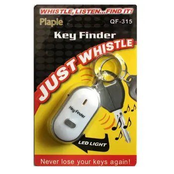 Noul Dispozitiv Anti-Lost Brelocuri Finder Inteligent Găsi Localizare Breloc Fluier Sunet Bip Control cu LED-uri Lanterna Portabil Auto Key Finder
