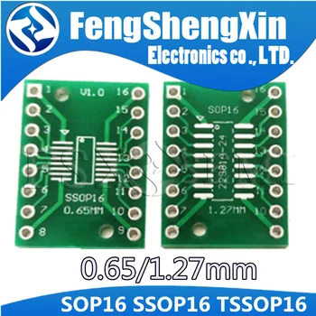 10buc TSSOP16 SSOP16 SOP16 să DIP16 Consiliul de Transfer BAIE Bord Pin Pitch Adaptor PCB adaptor sop16 ssop16 smd să DIP16 Avizier