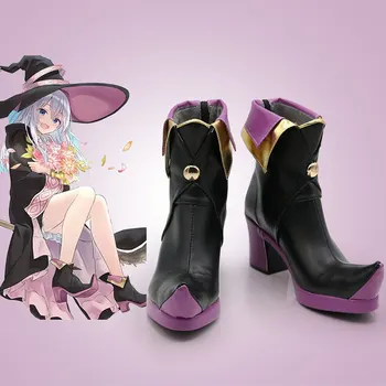 Majo Nu Tabitabi Călătoria de Elaina Cizme de Cosplay de Crăciun, Halloween Anime Pantofi