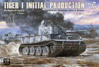 Chenar BT-014 1/35 Tiger am Producția Inițială s.Pz.Abt.502 Regiunea Leningrad 1942/43